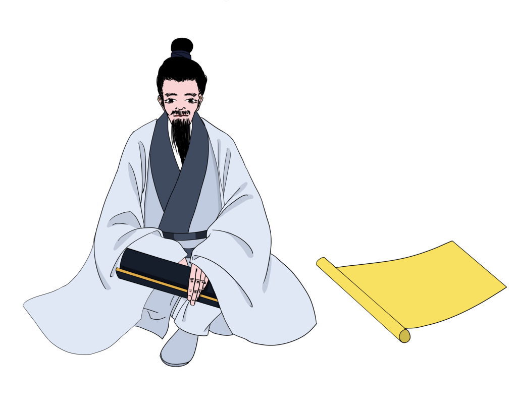 手绘卡通古代人物png下载_编号859197099512828818-设图网
