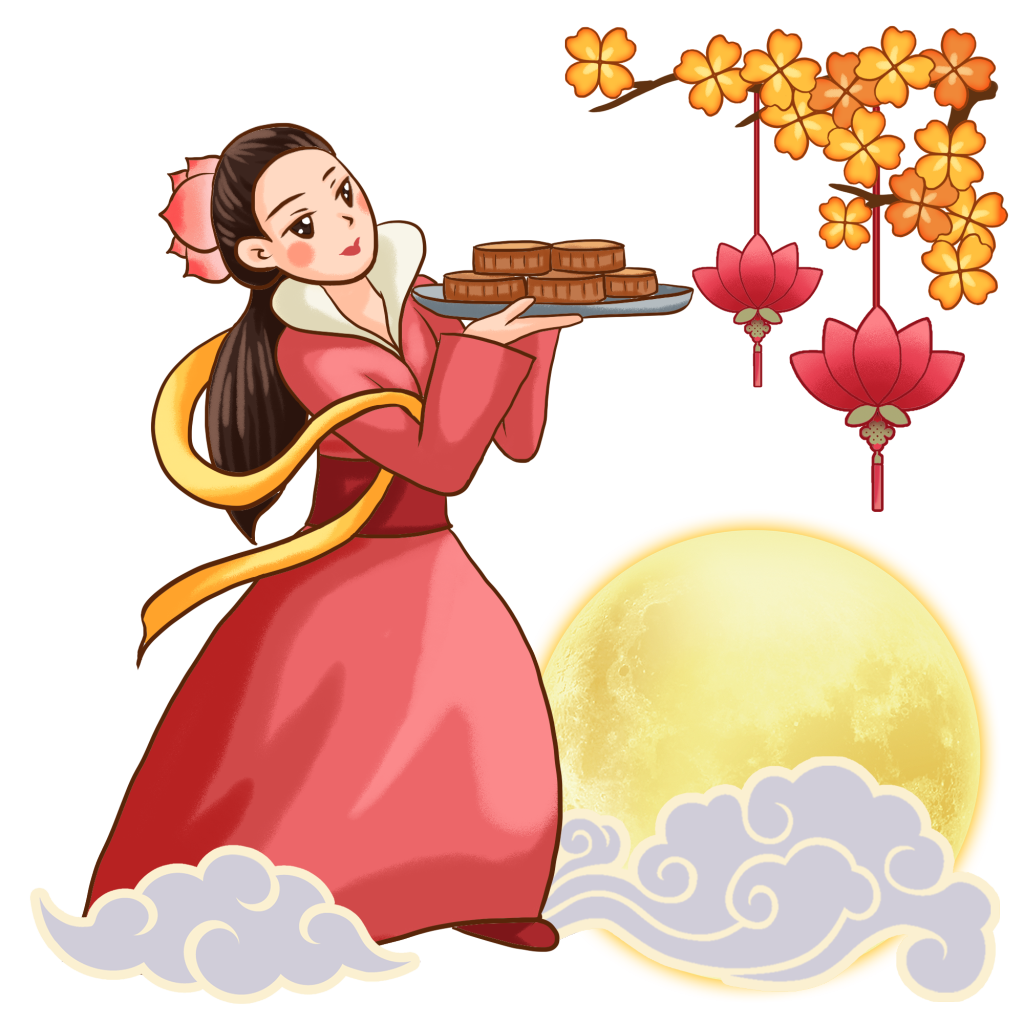 中秋节嫦娥免抠素材