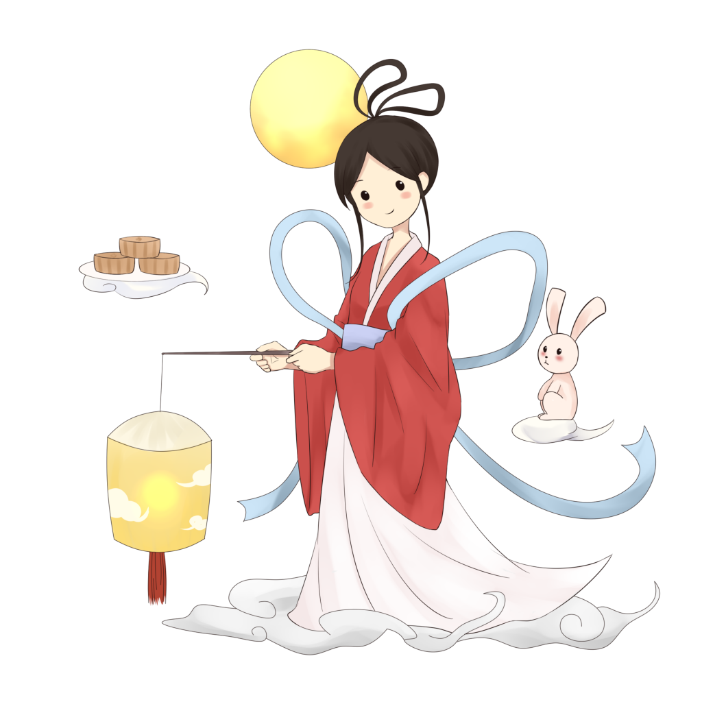 中秋节嫦娥免抠素材