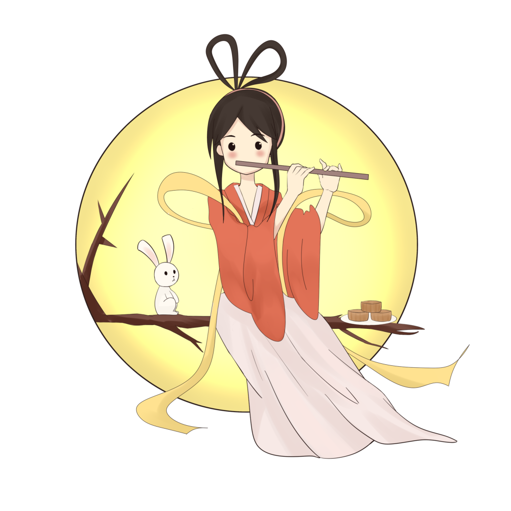 中秋节嫦娥免抠素材