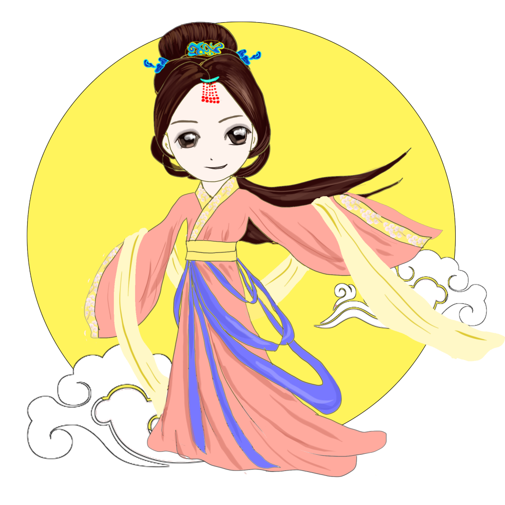 中秋节嫦娥免抠素材