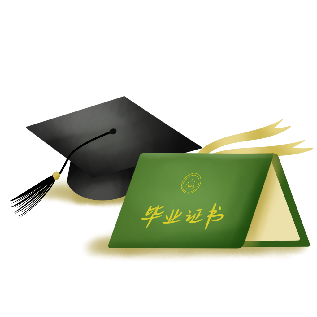 博士帽学士帽毕业季png素材