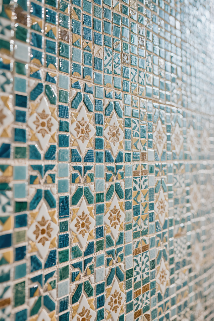 方格制品墙面背景图