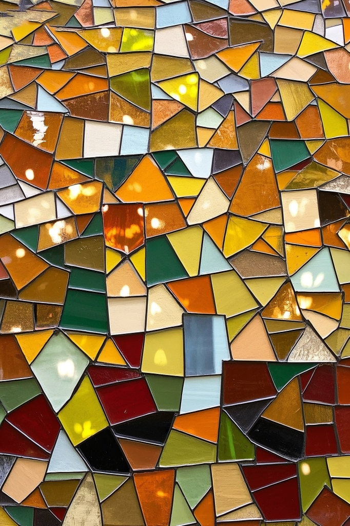 方格图案墙面背景图