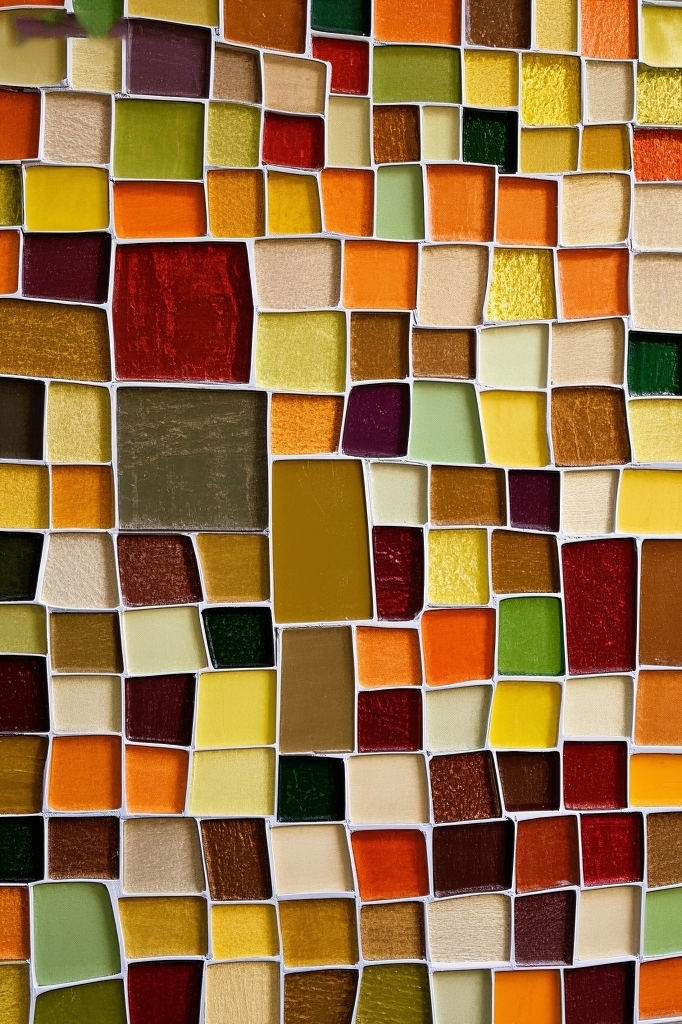马赛克设计墙面背景图