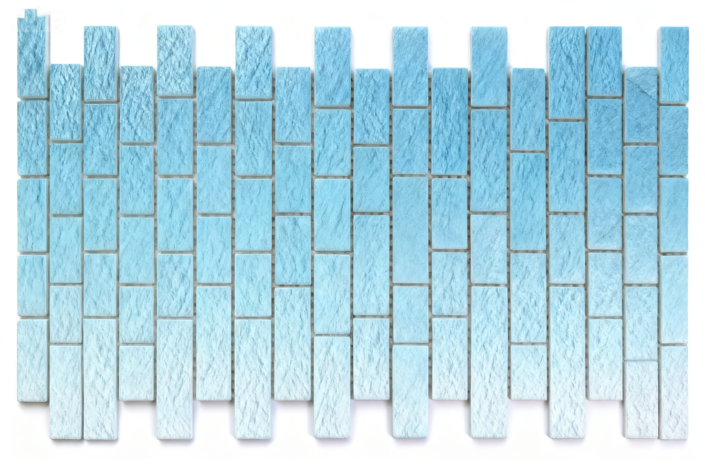 马赛克纹理墙面背景图