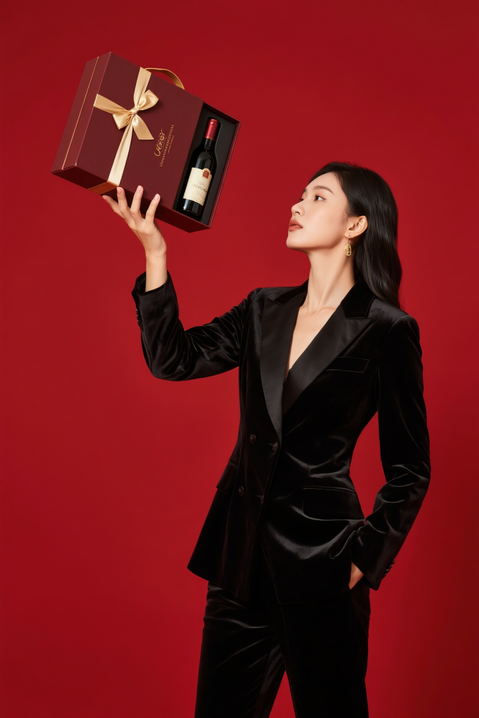 年货摆拍人物摄影图