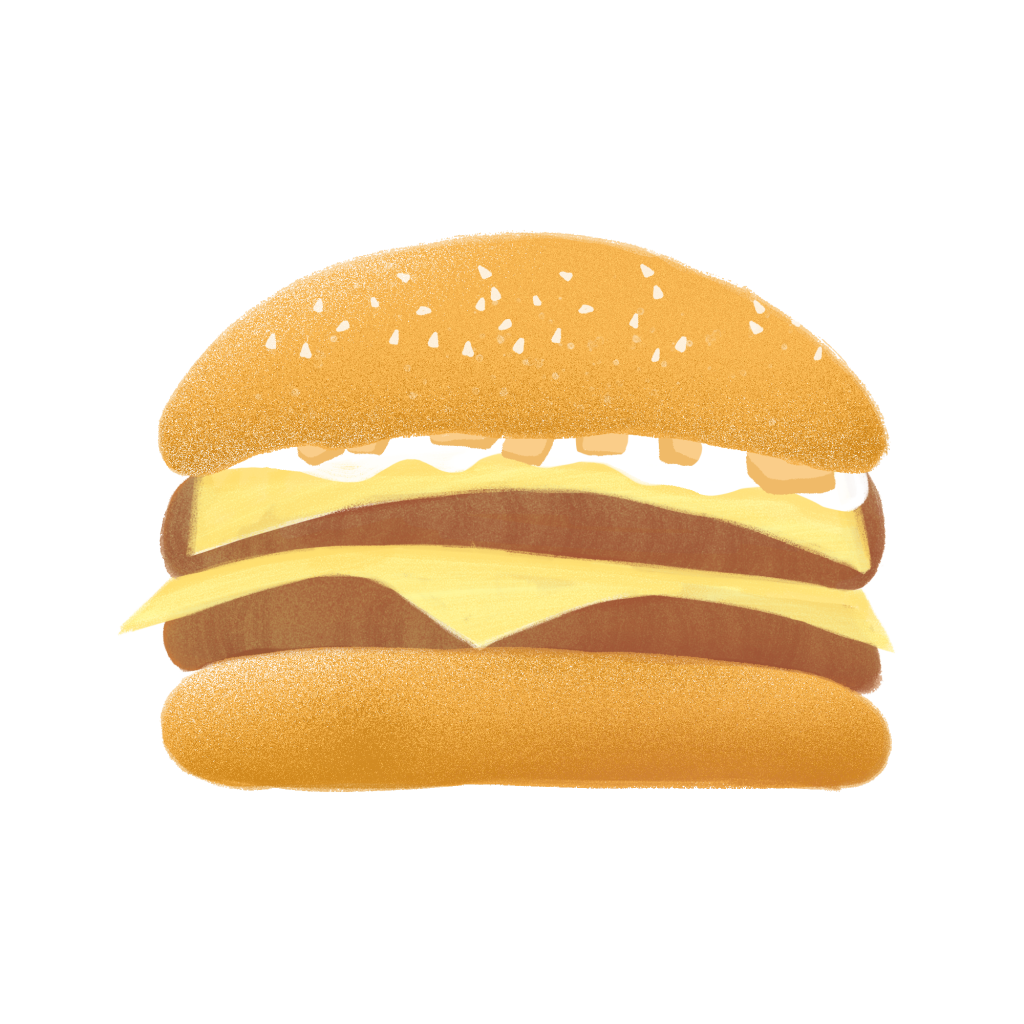 汉堡面包免抠素材png