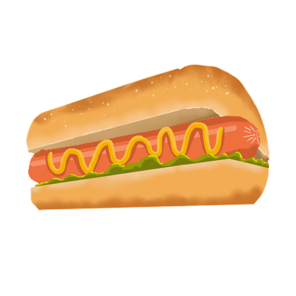 热狗面包免抠素材png