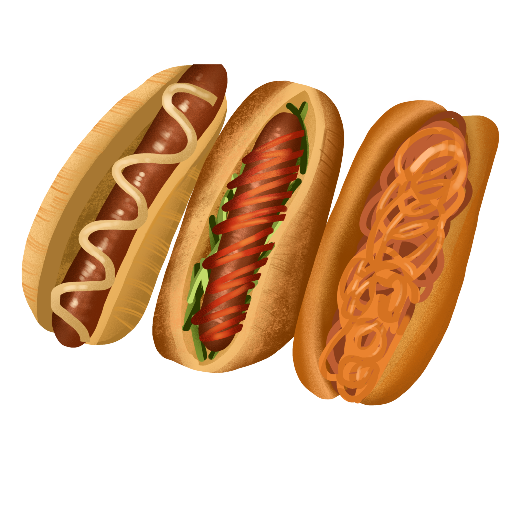 热狗面包免抠素材png