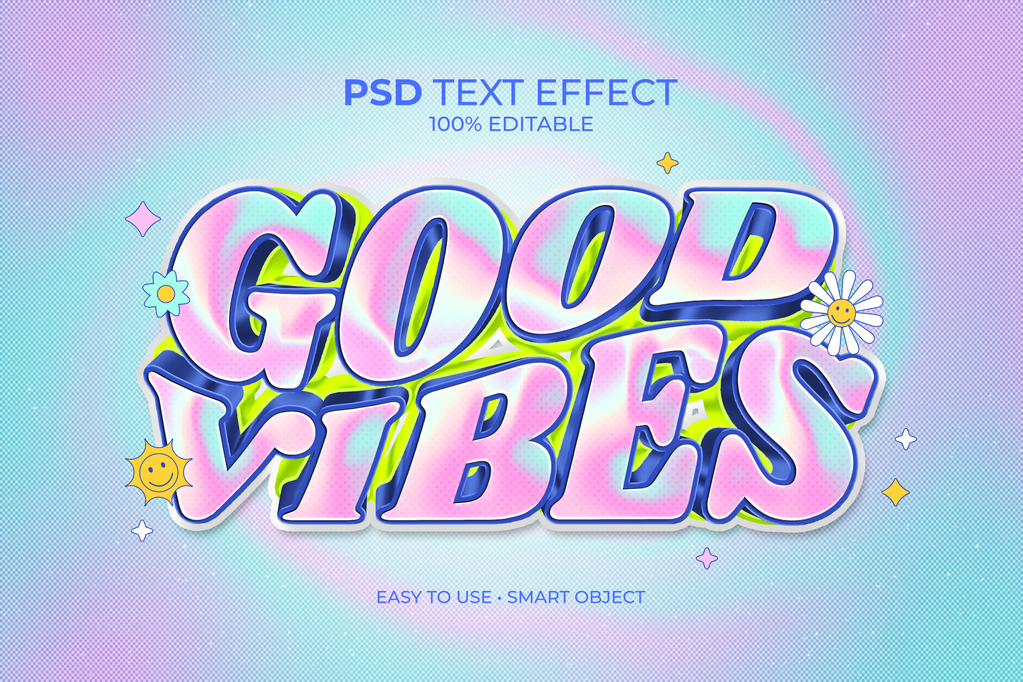 PS特效字体样机模板