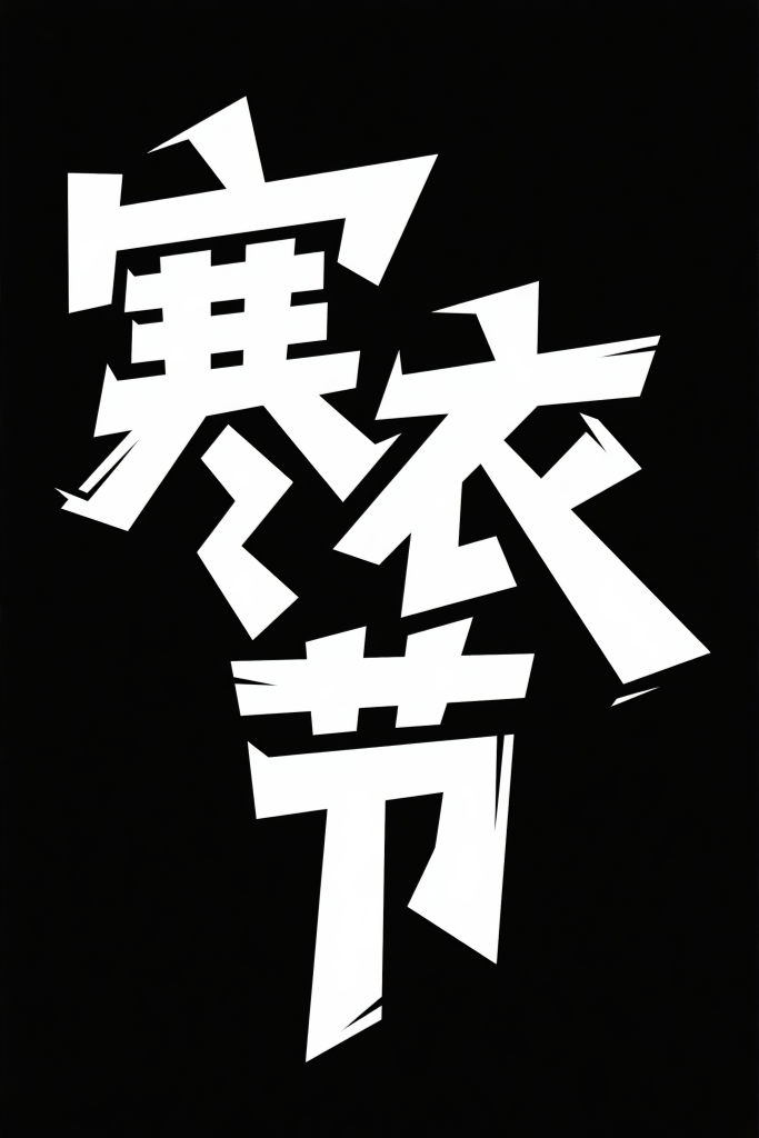 寒衣节美术字体设计