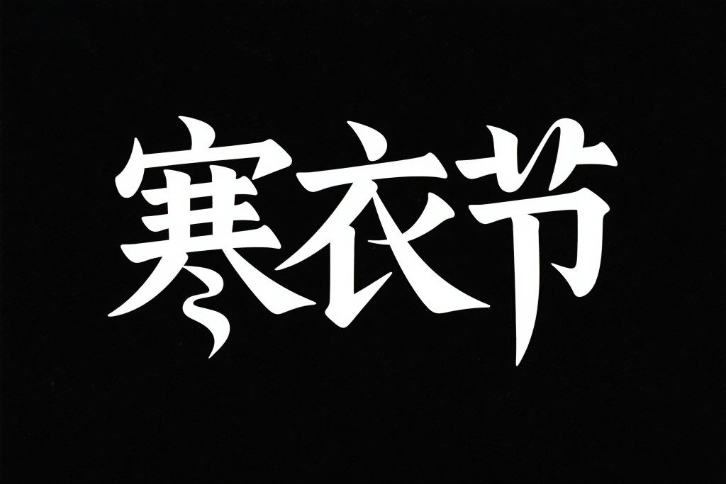 寒衣节文字创意效果