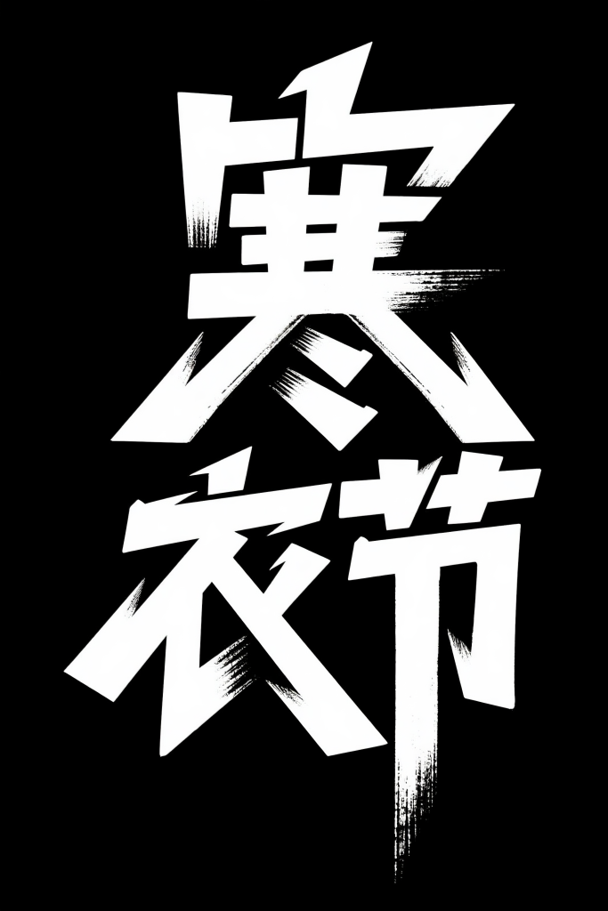 寒衣节文字创意效果