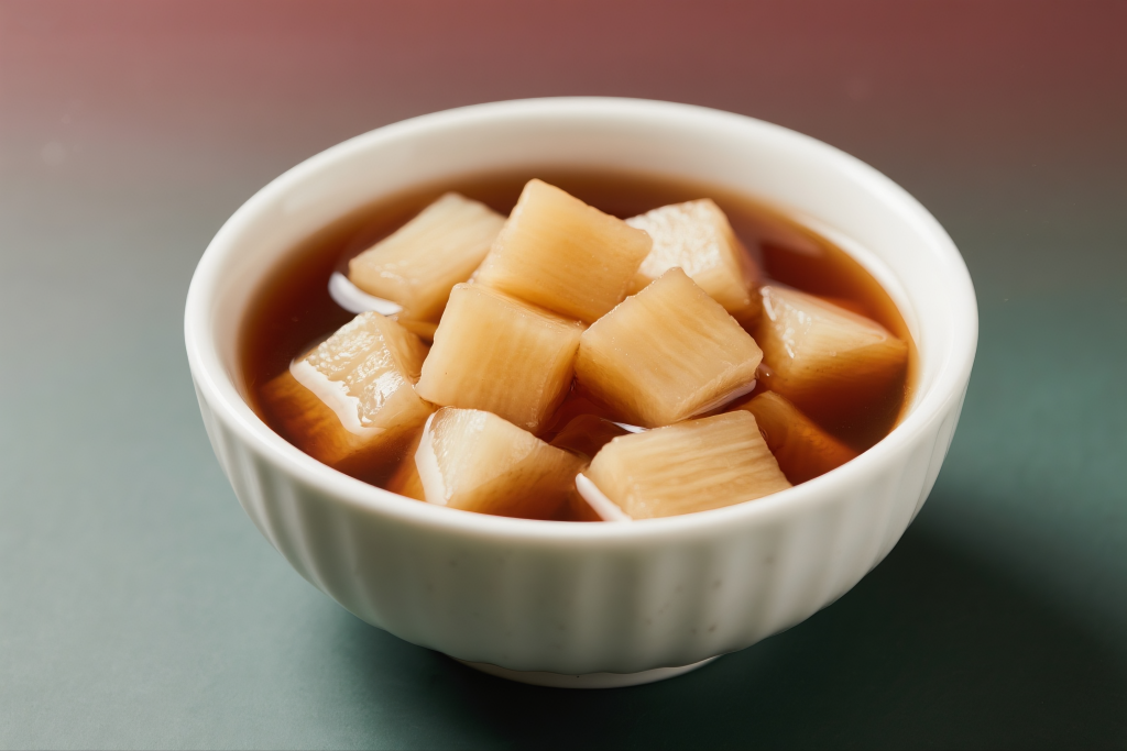 传统木薯糖水美食摄影图