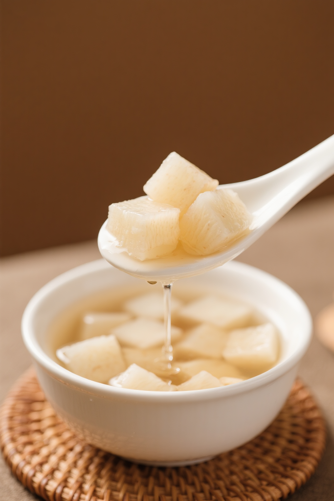 广式木薯甜品美食摄影图