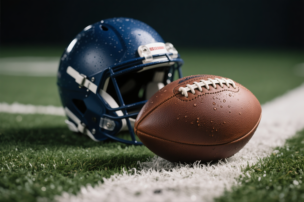 标准橄榄球产品摄影图