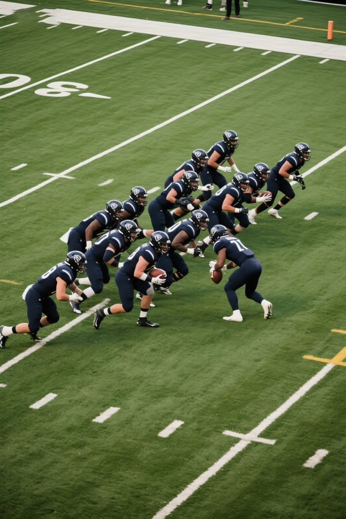 专业橄榄球运动人物摄影图