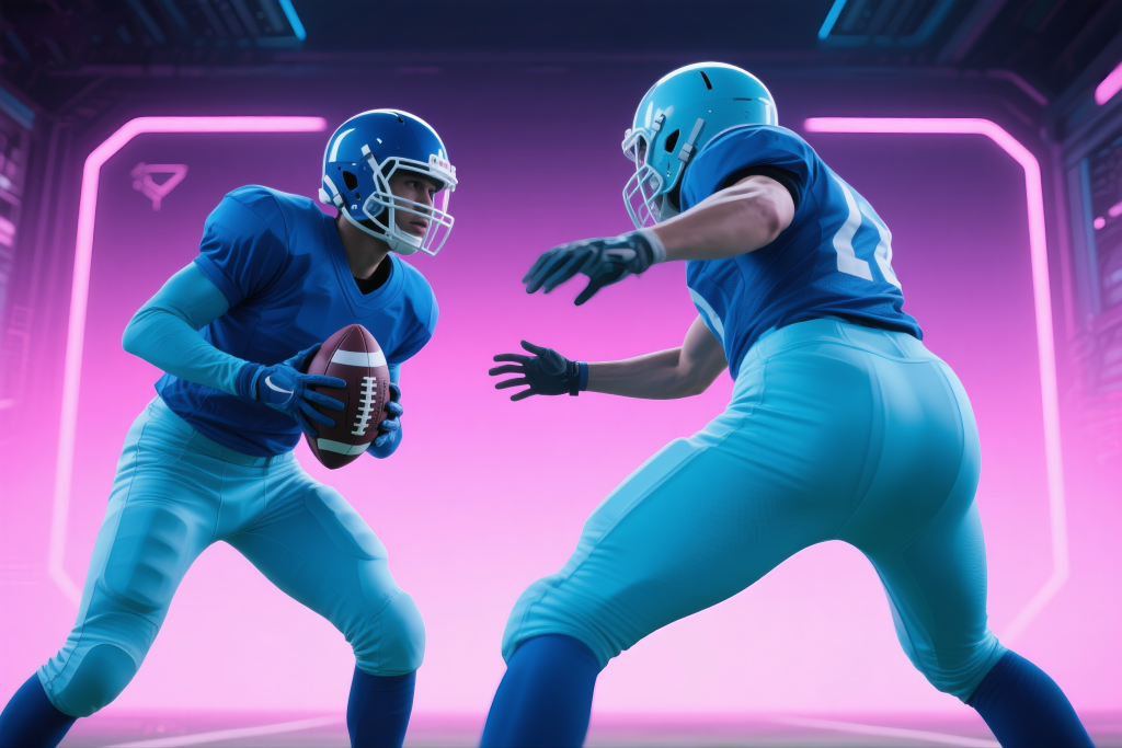 橄榄球运动项目人物摄影图