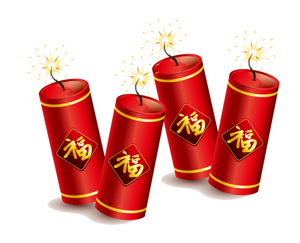 新年鞭炮爆竹卡通