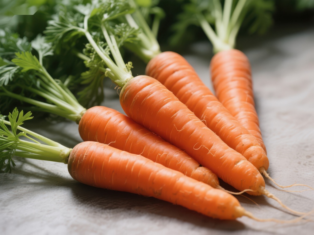 新鲜胡萝卜特写照片