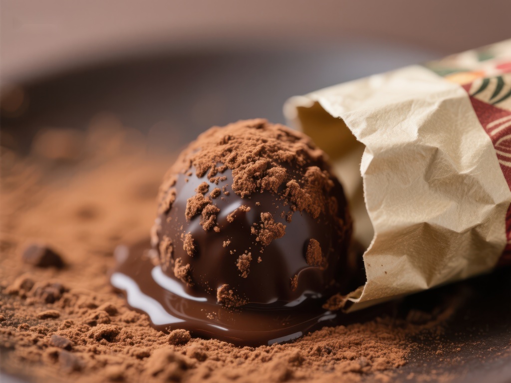 巧克力球与可可粉的完美结合