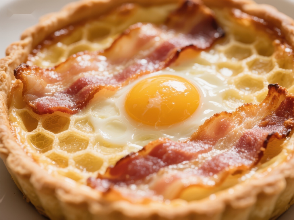 培根蛋挞金黄酥脆的美味