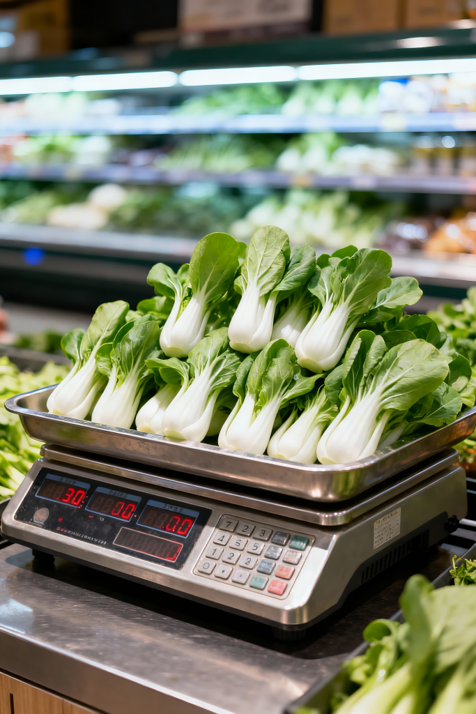 有机小白菜蔬菜摄影图