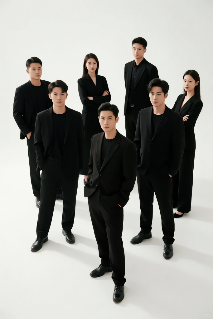 团队集体照人像图片