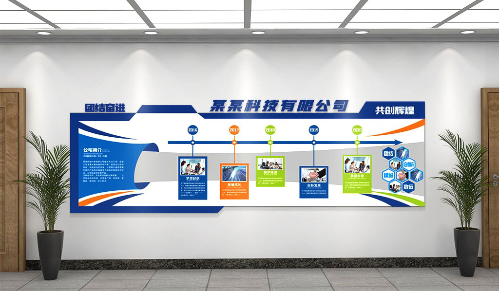公司简介公司发展历程文化墙