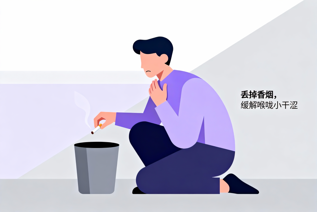 不健康行为插画人物形象