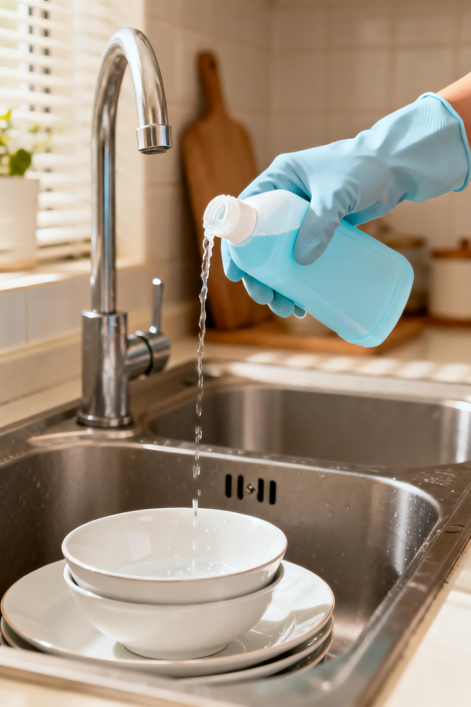 瓶装清洁用品产品模型