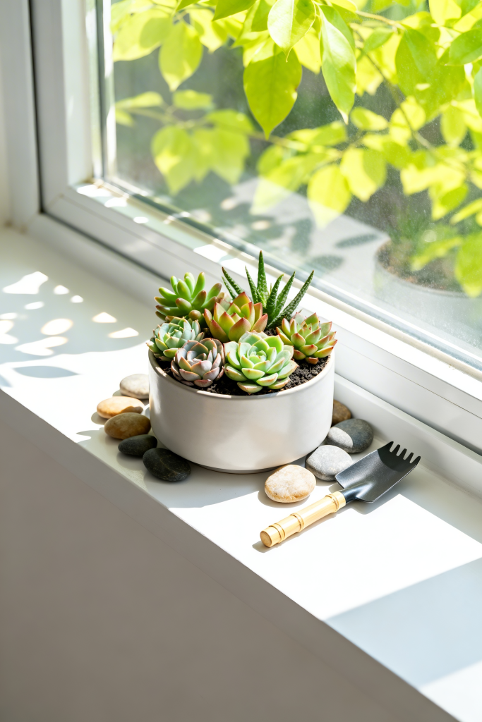 多肉春季电商产品展示背景摄影图素材