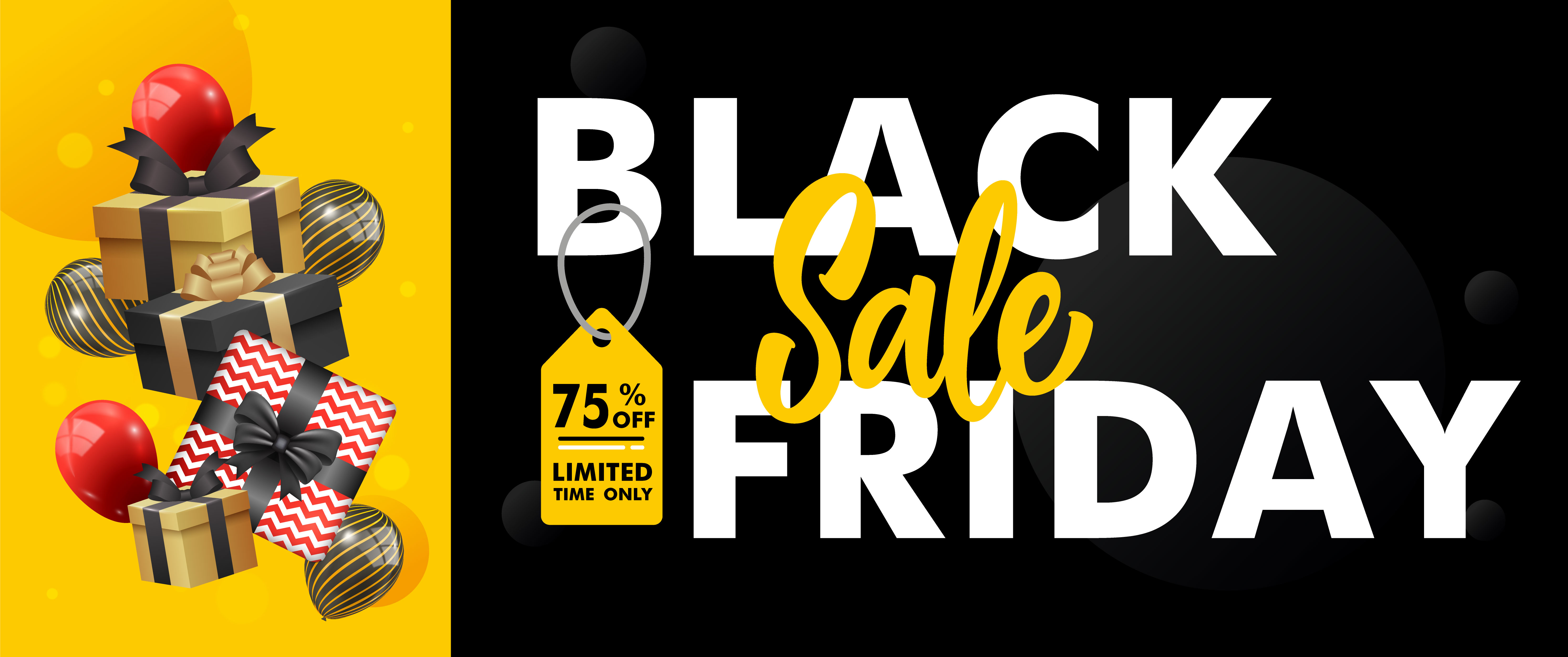 黑色星期五促销海报