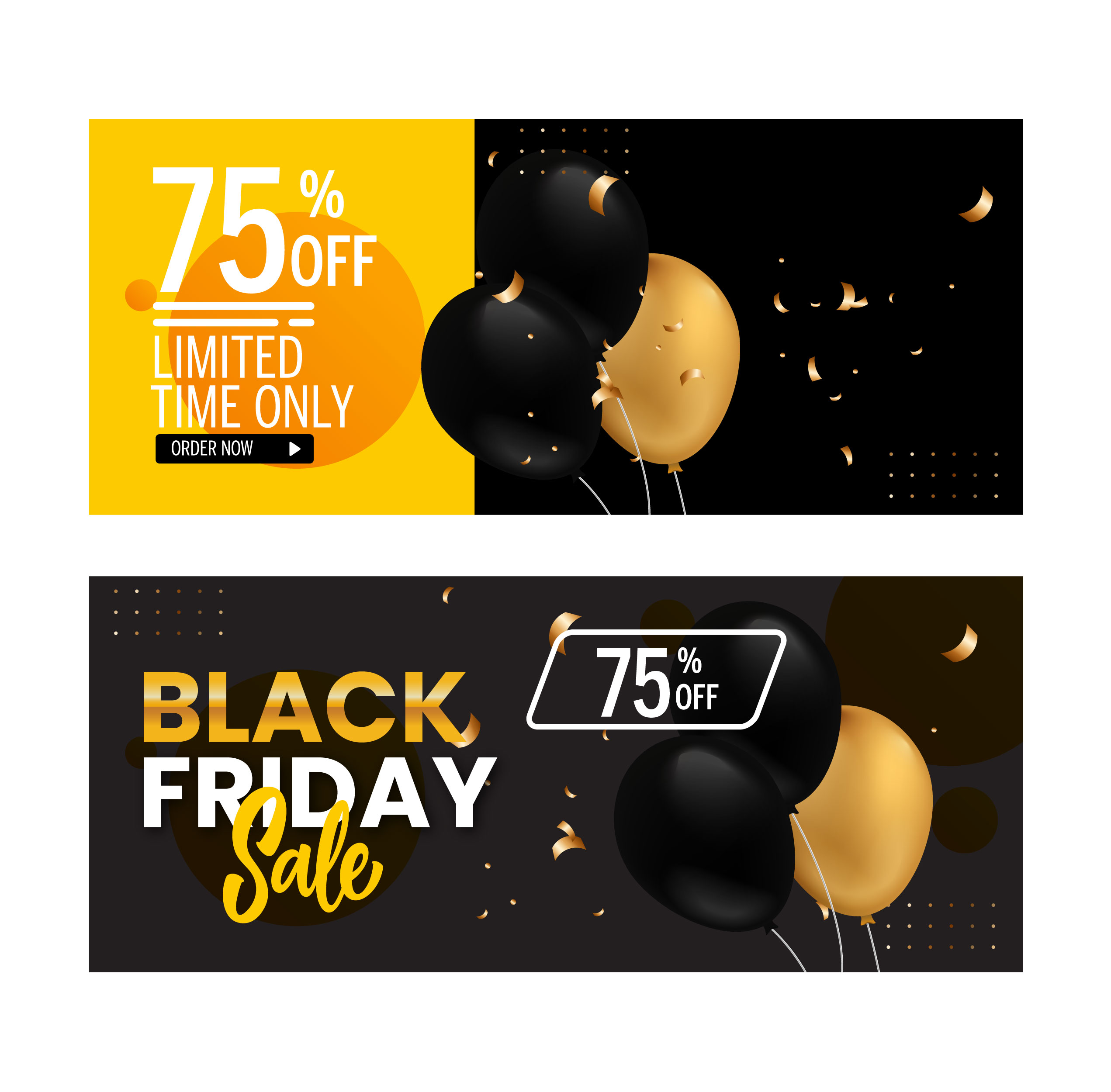 黑色星期五促销海报