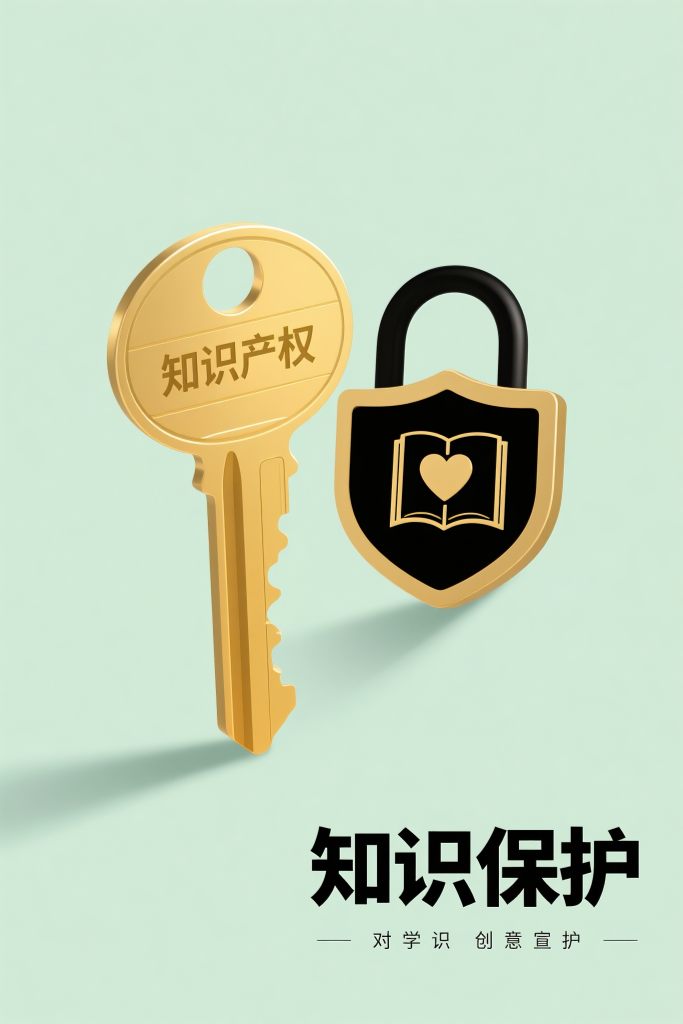 知识产权产权日插画图片