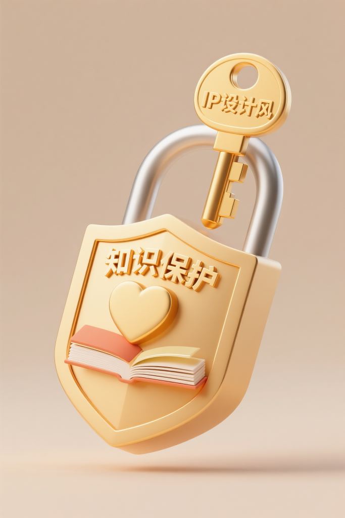 知识产权产权日插画图片