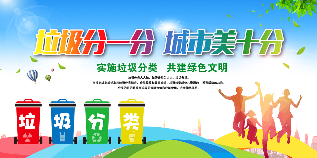 垃圾分类宣传展板