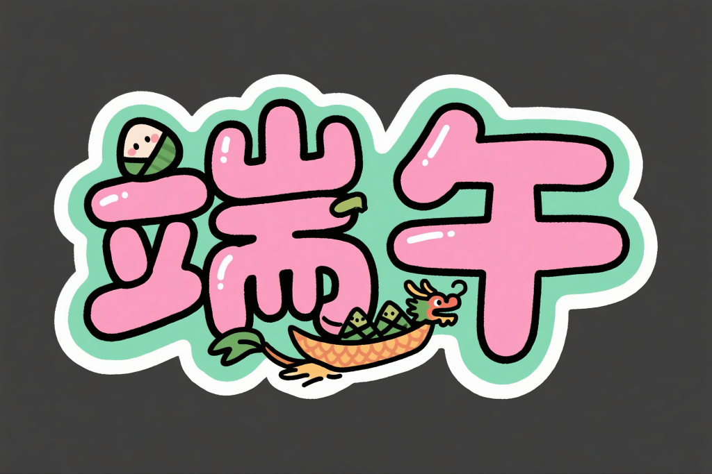 端午端午节字体设计艺术字