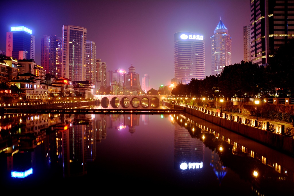镇远古镇高清风景画图片