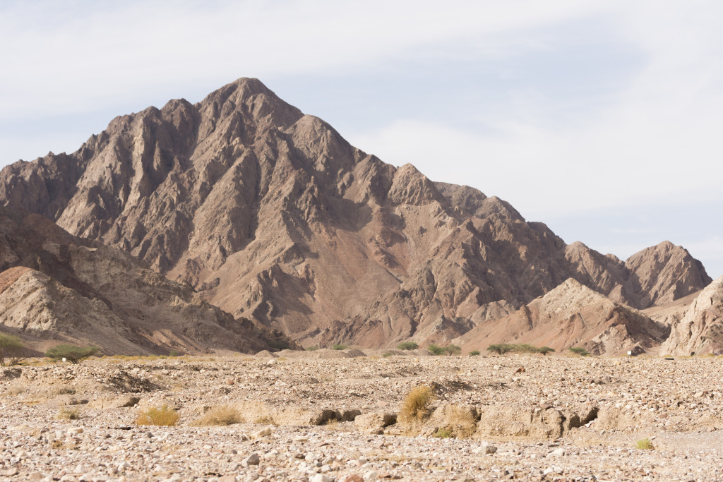 沙漠戈壁风景画图片