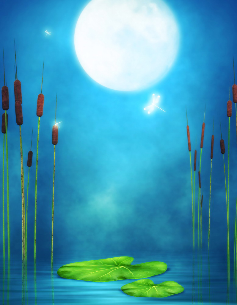 水之秘境背景图片