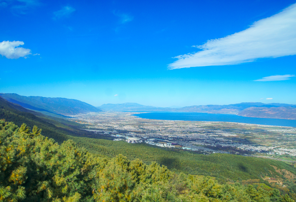 云南大理苍山洱海风景