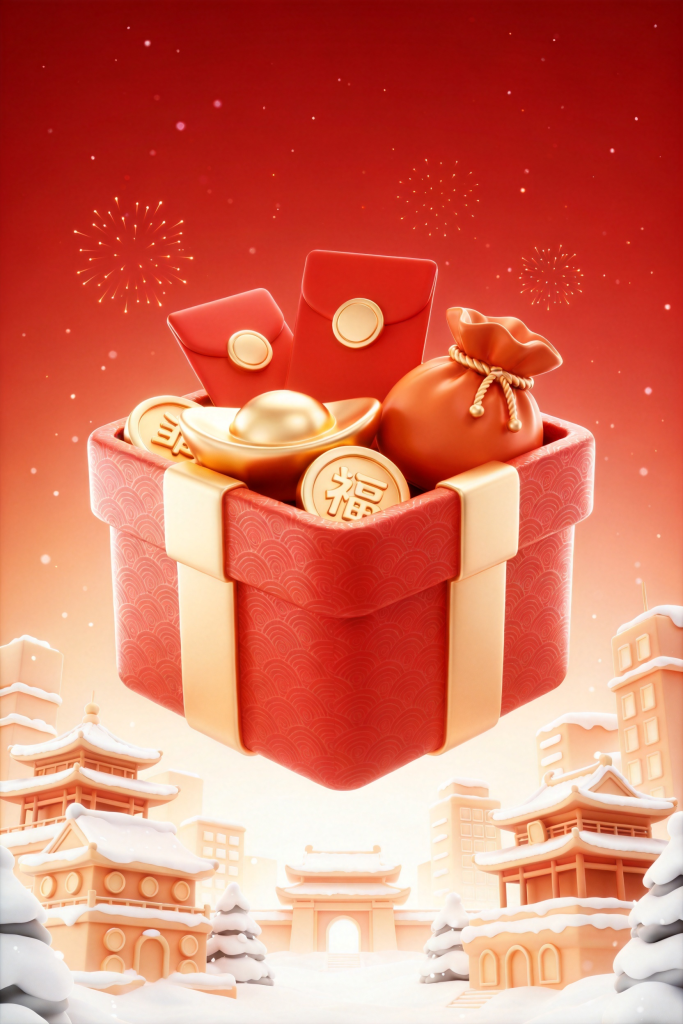 电商新年礼物盒