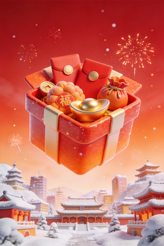 电商新年礼物盒