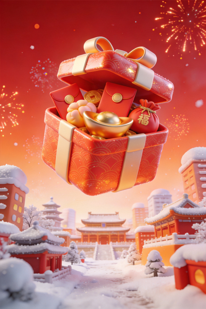 电商新年礼物盒