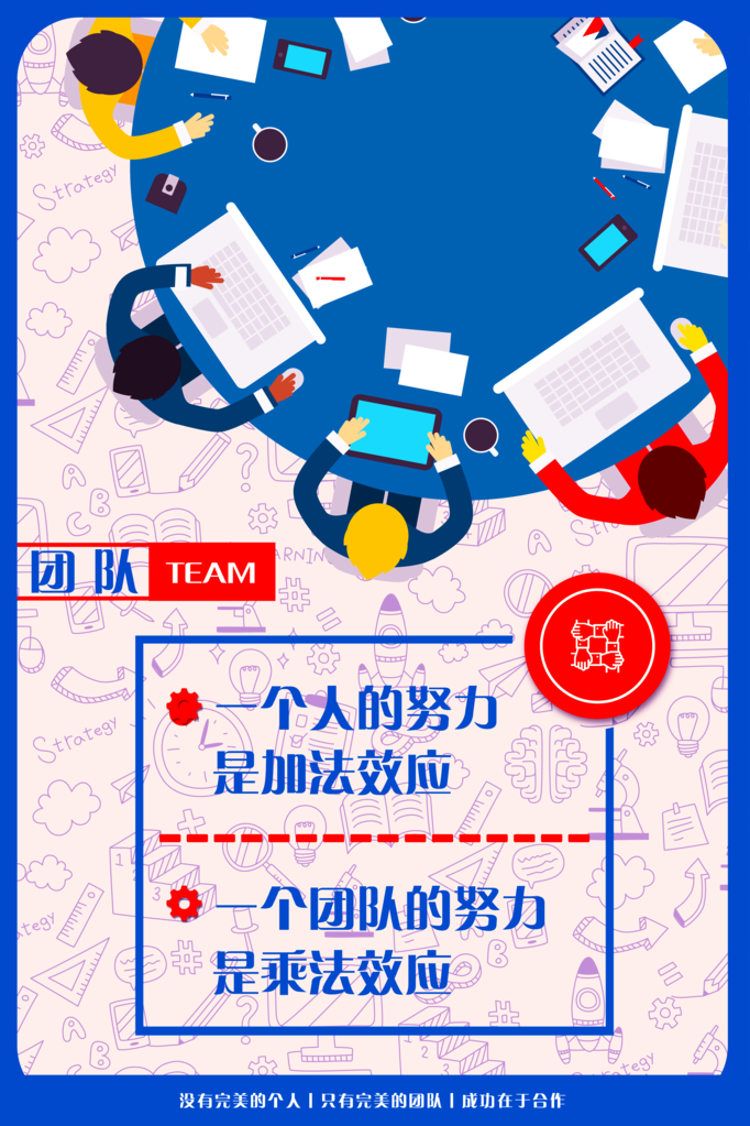 企业励志宣传海报