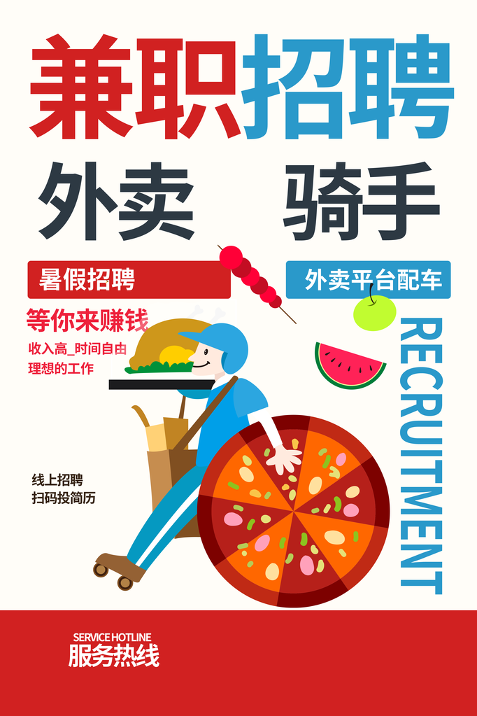 外卖宣传海报设计模板