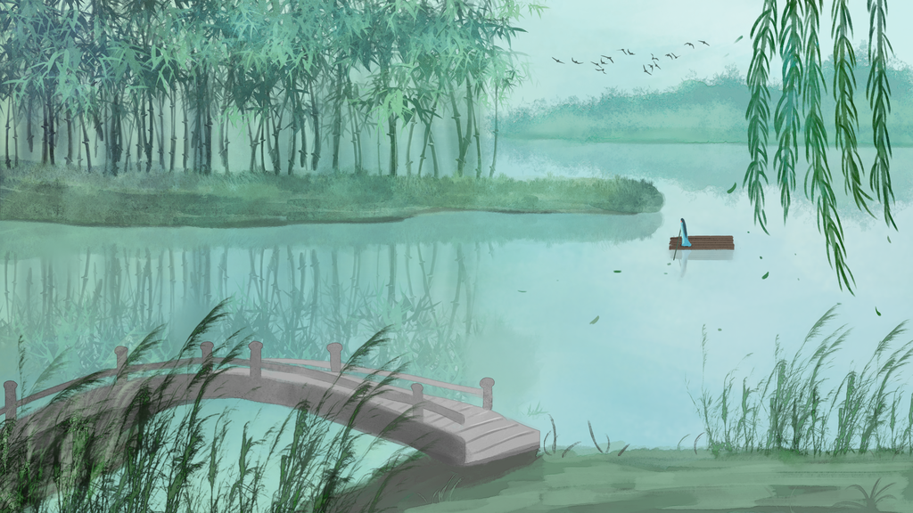 水墨风景画装饰画图片