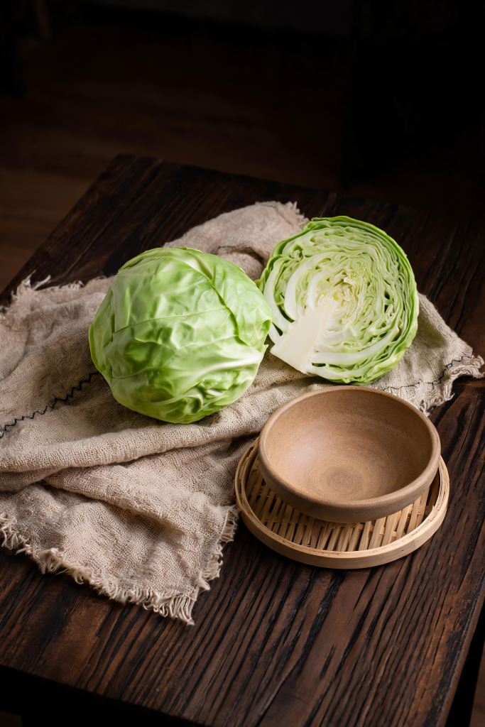 圆包菜蔬菜摄影图